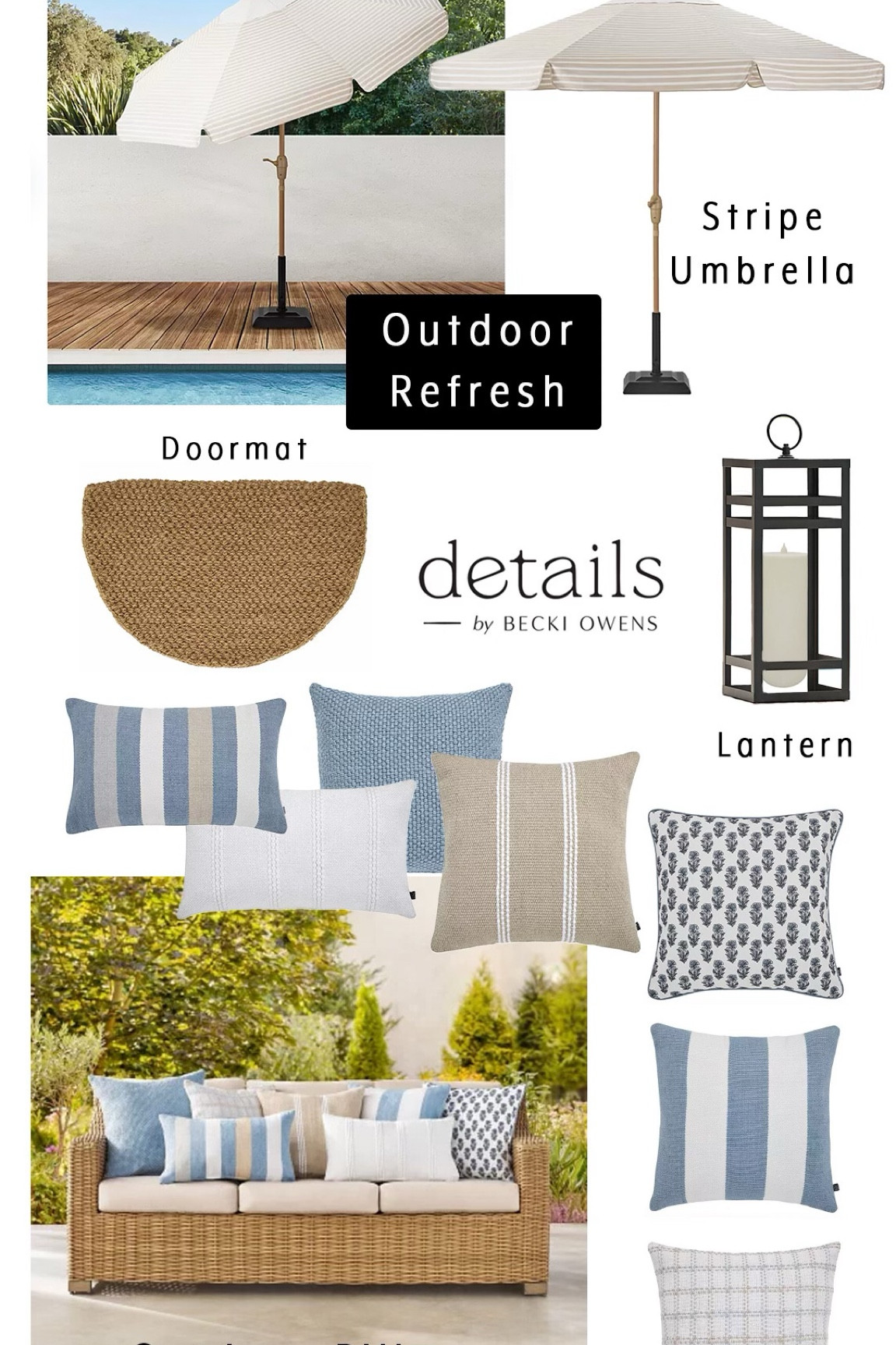 Shop New Outdoor Decor from our details by Becki Owens collection  