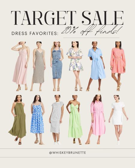 Target dresses are 20% off right now! Snag these while they are on deal.

Target Fashion | Target Dress | Target Dresses | A New Day Dress | Summer Dresses
