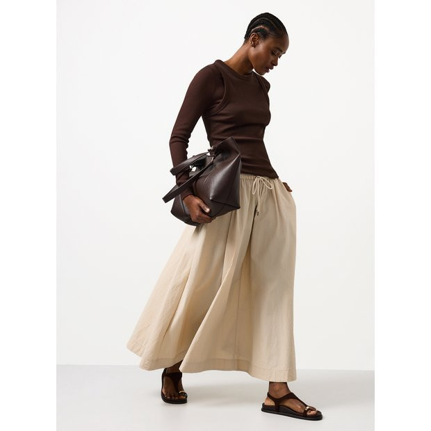 Stone Techno Midaxi Full Skirt 12 | Tu Clothing