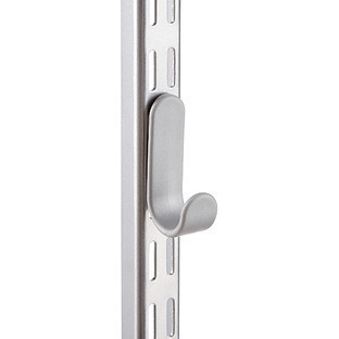 Elfa Utility® Basic Hook Platinum Pkg/3 | The Container Store