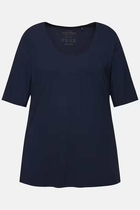 Layered Short Sleeve A-Line Tee | Ulla Popken - US & CA