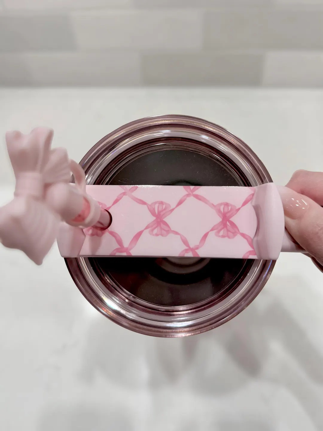 LoveShackFancy x Stanley Tumbler Topper | Designer Inspired | 40oz 30oz 20oz | Personalized Gift ... | Etsy (US)