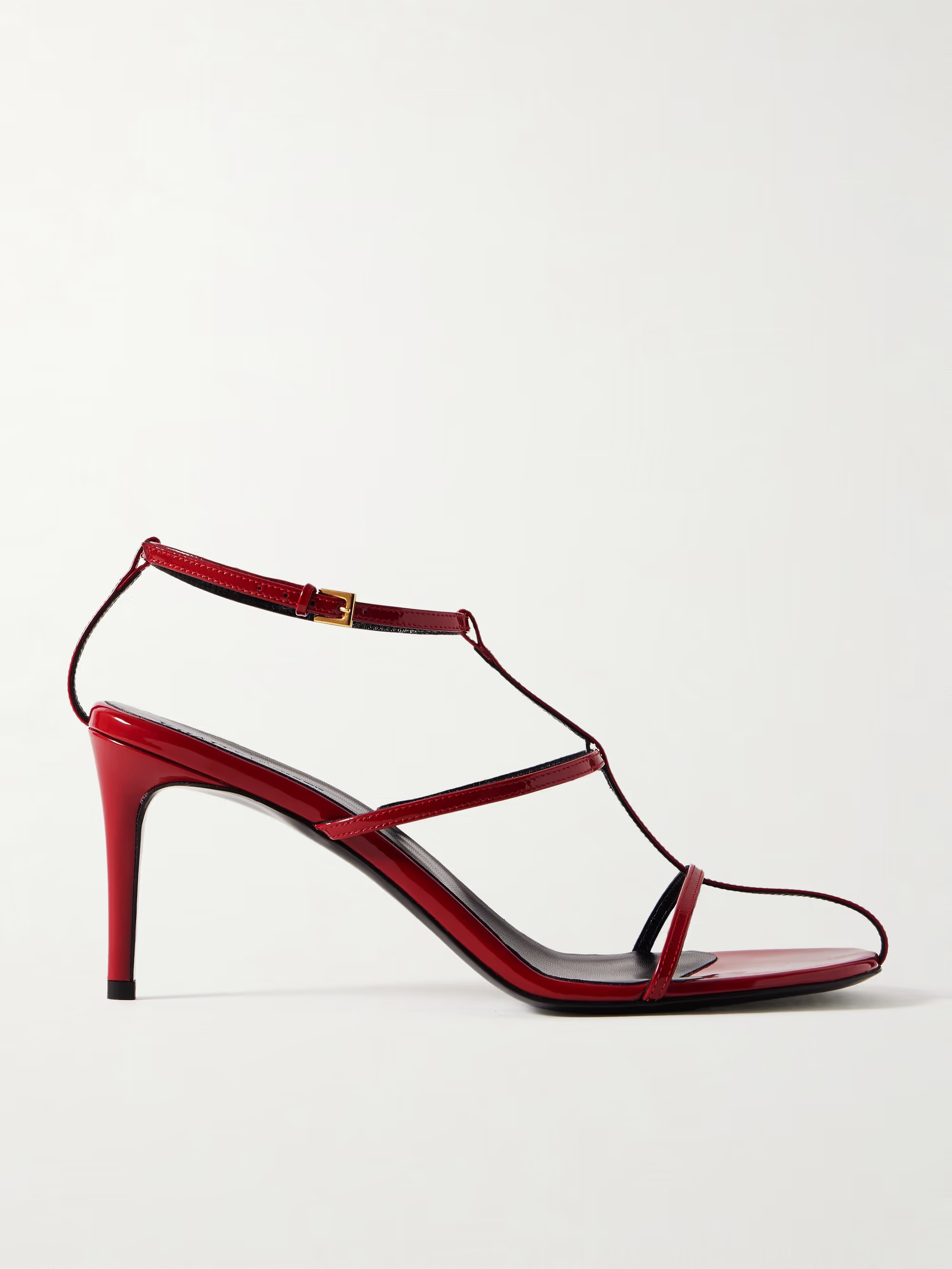Cage patent-leather sandals | NET-A-PORTER (UK & EU)