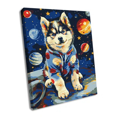 Painting by Numbers kit Cosmic husky KHO6645 | Wayfair North America