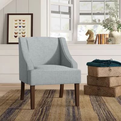Atchley Wingback Chair Upholstery: Light Blue | Wayfair North America
