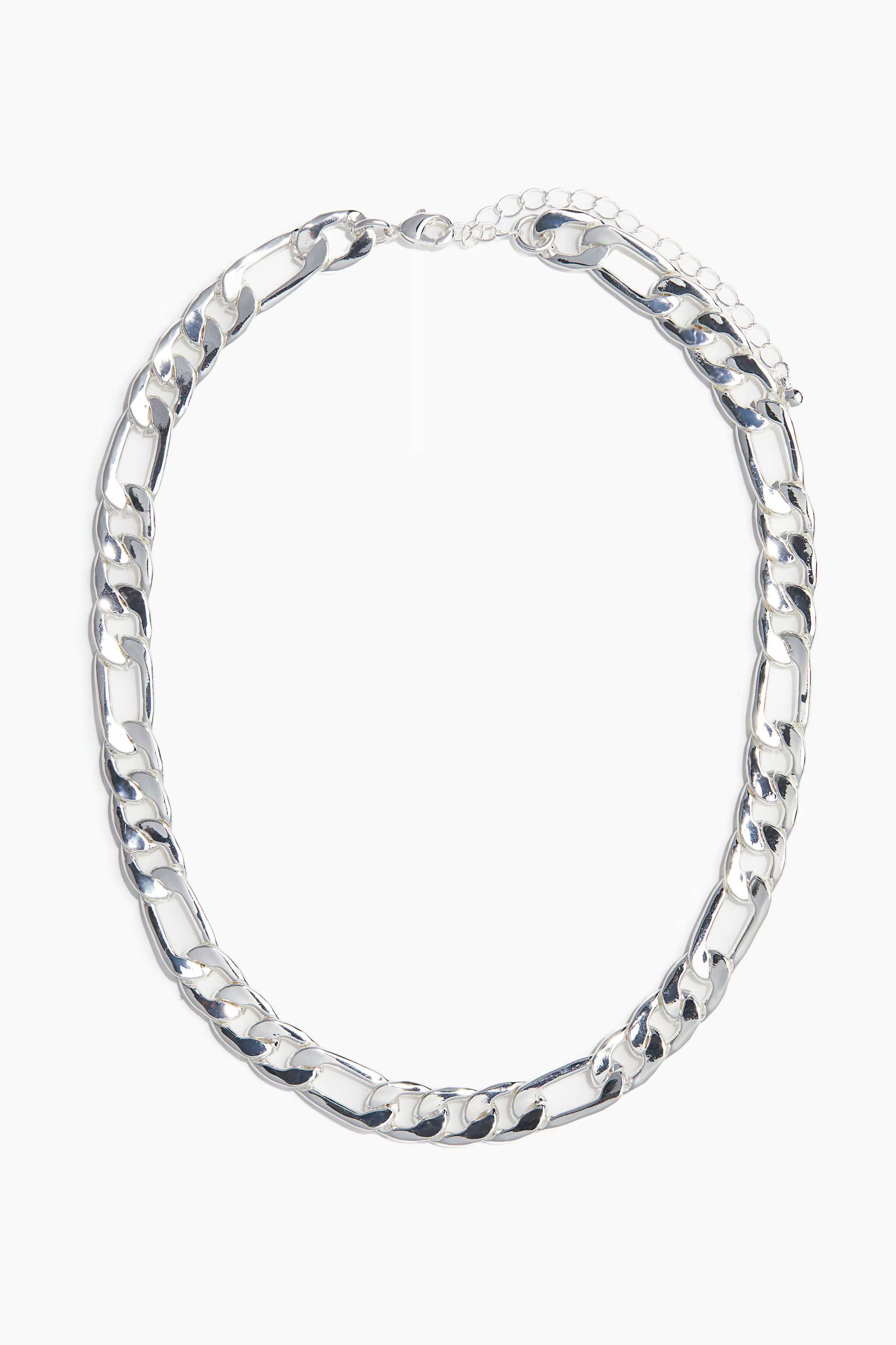 Collier court en maille figaro - Argenté - FEMME | H&M FR | H&M (FR, IT, ES, PT, BE)