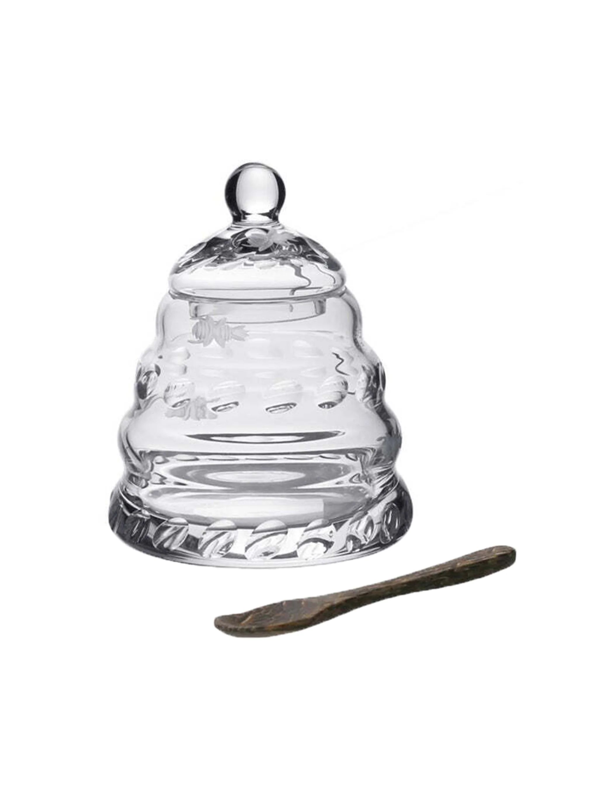 William Yeoward Crystal Buzzy Honey Jar with Spoon | Weston Table