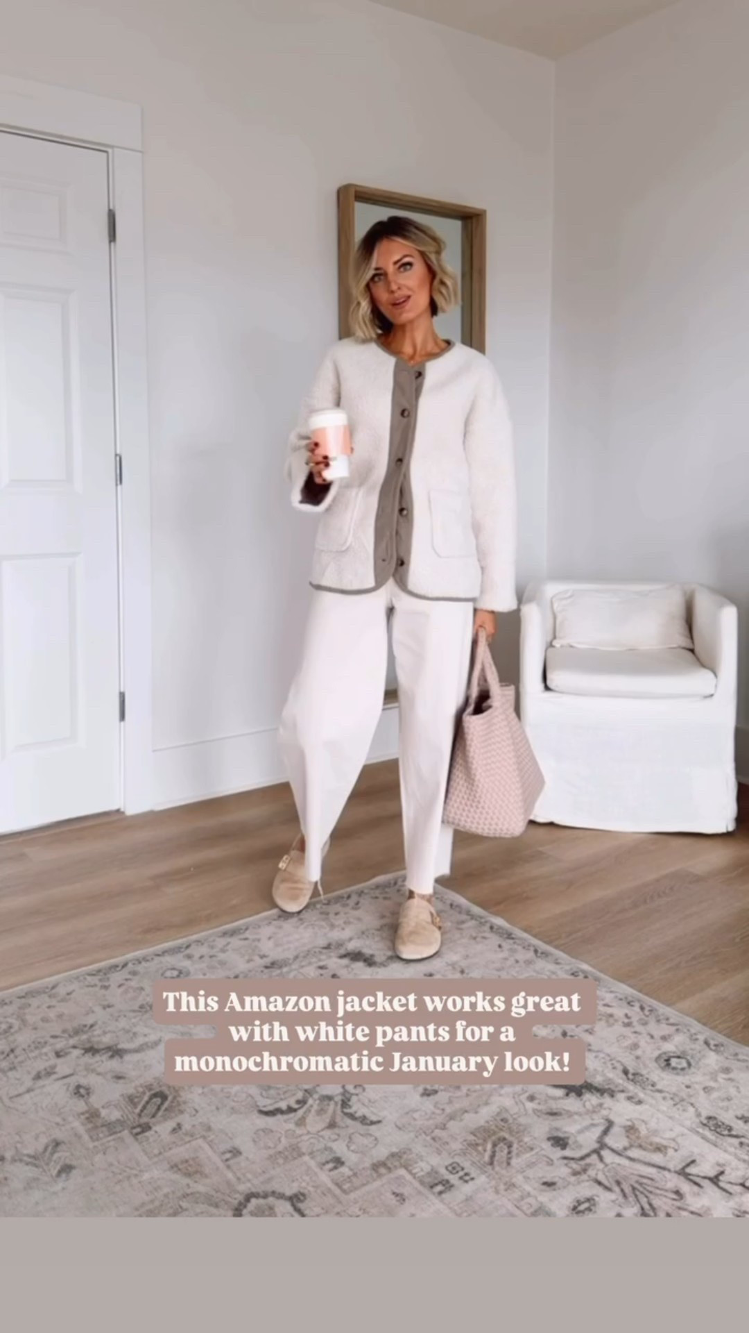 Loving this white on white for a monochromatic look 💕this jacket is such a great Amazon find!

Loverly Grey, Amazon find, white jacket, Sherpa jacket, white outfit ideas, winter fashion, winter outfit ideas 

#LTKootd #LTKFindsUnder100