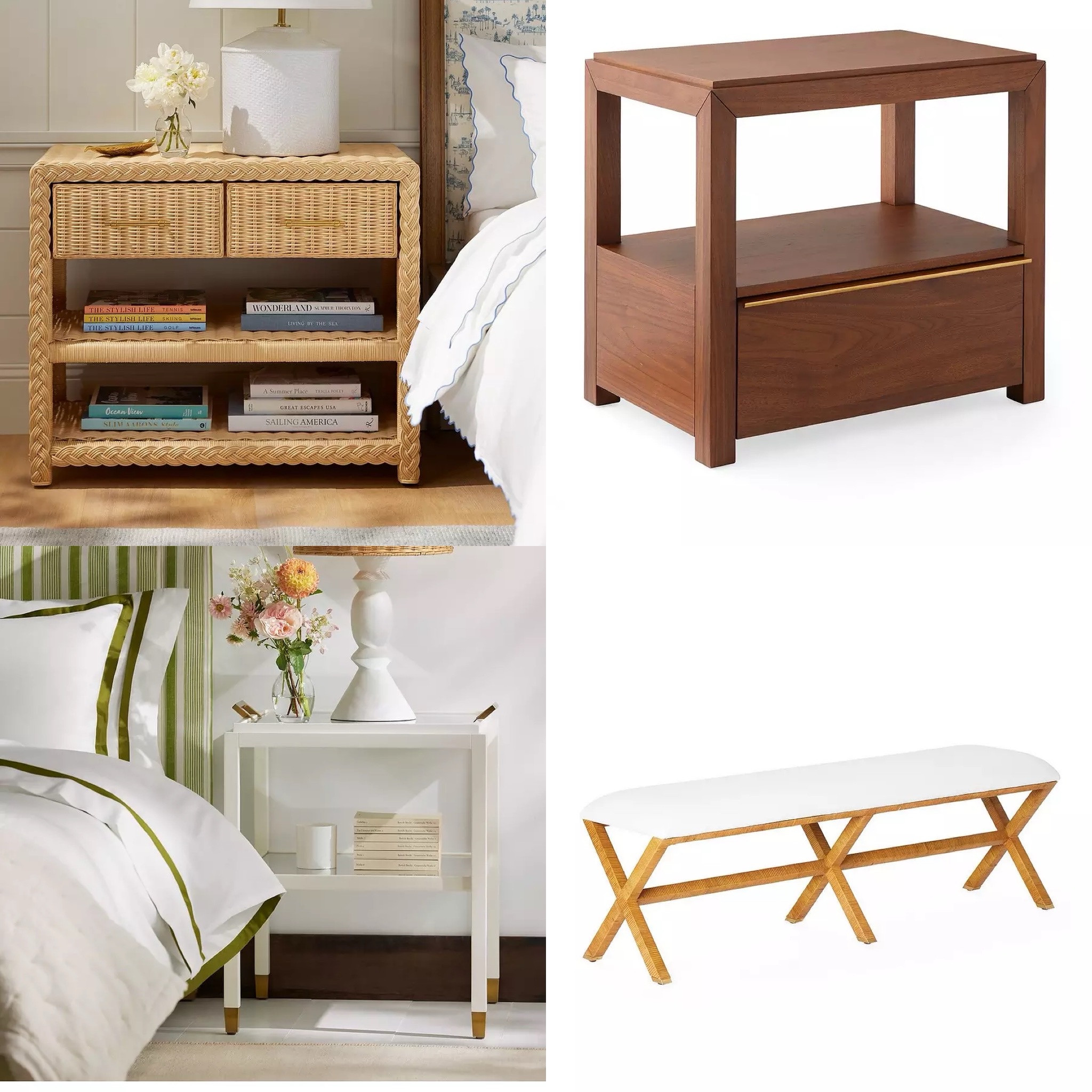 Free shipping on clearance at Serena&Lily. #nightstand #bench #bedroom