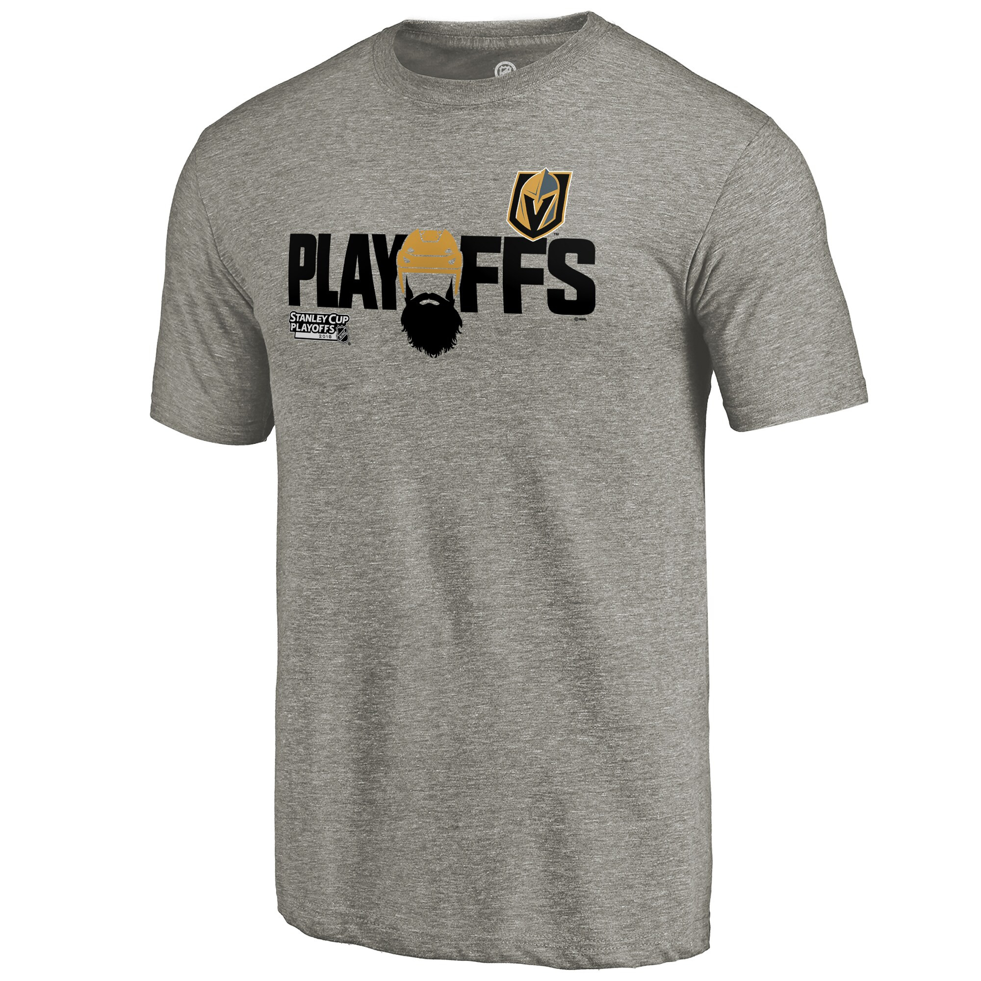 Men's Vegas Golden Knights Fanatics Branded Heathered Gray 2018 Stanley Cup Playoffs Bound Team F... | NHL Shop