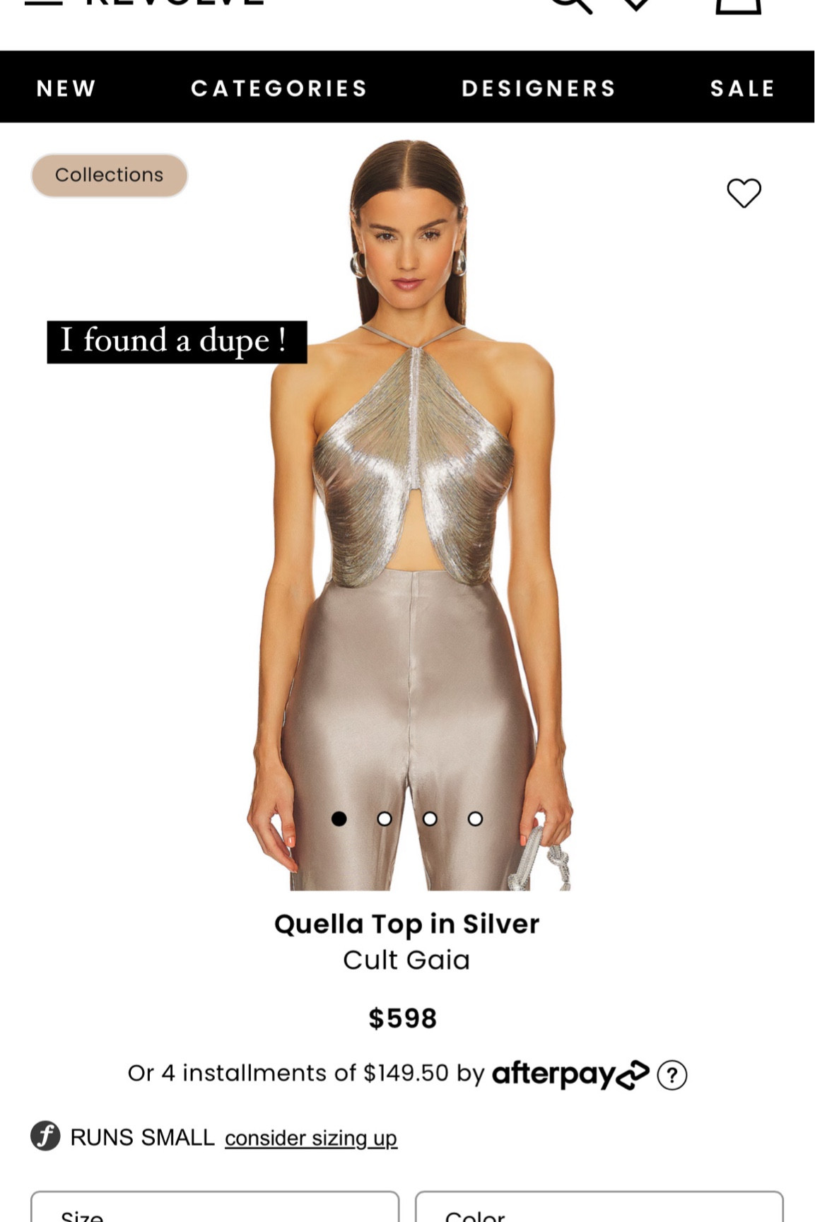 I found dupes of the Quella top by cult Gaia 

#LTKSaleAlert #LTKFindsUnder50 #LTKParties
