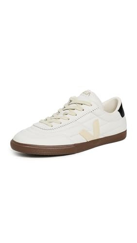 Veja Women's Panenka Sneakers, White/Black/Bark, 11 Medium US | Amazon (US)