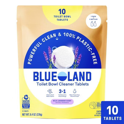 Blueland Wild Lavender Toilet Bowl Cleaning Tablets - 8.4oz/10ct: Ammonia-Free, Paraben-Free, Hypoallergenic, Vegan | Target