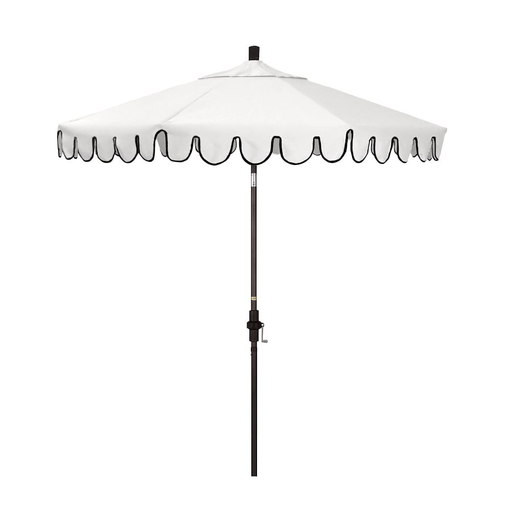 Scallop Edge Outdoor Umbrella (9') | West Elm (US)