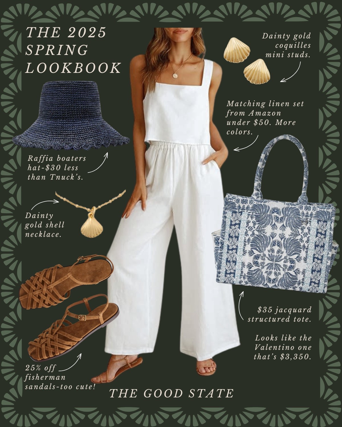 For all the Farmers Market girlies living their best life as the golden morning sunshine warms their face and a cool Spring breeze blows through their hair. For the ones with a market tote overflowing with fresh flowers and their hands full with a coffee and buttery croissant. For the ladies who love all things gingham, their trusty ball cap and the ease of a Springtime dress. This is for the girlies who wake up early for the market and may or may not take a little mid-day nap afterwards…followed by a picnic with all their market goodies and closest girlies of course. This collection is for you🍓🧺🫶🏼  Anthropologie , Anthro, Amazon, Quince, mini dress, maxi dress denim jacket, chore coat, earring, socks, beauty, sunglasses, spring outfit, spring fashion, tote bag, purse, woven purse, spring break, bandanna, scarf, quilted jacket, the good state, Lauren England, gola sneakers, clutch vacation outfit, hoop, earrings, American Eagle, target target fashion, target style sneakers, veja, mini dress, floral dress, wedding guest, dress, vacation, outfit, ootd, butter yellow, farmers market, dillards, nordstrom, travel outfit, spring fashion, gap, old navy, wedding guest dress, wedding guest, summer outfit


#LTKFindsUnder50 #LTKStyleTip #LTKSaleAlert