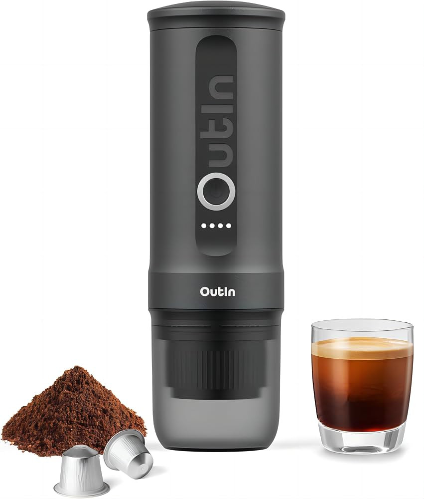 Outin Nano Portable Electric Espresso Machine, Travel Coffee Maker for Camping, Car Coffee Maker ... | Amazon (CA)