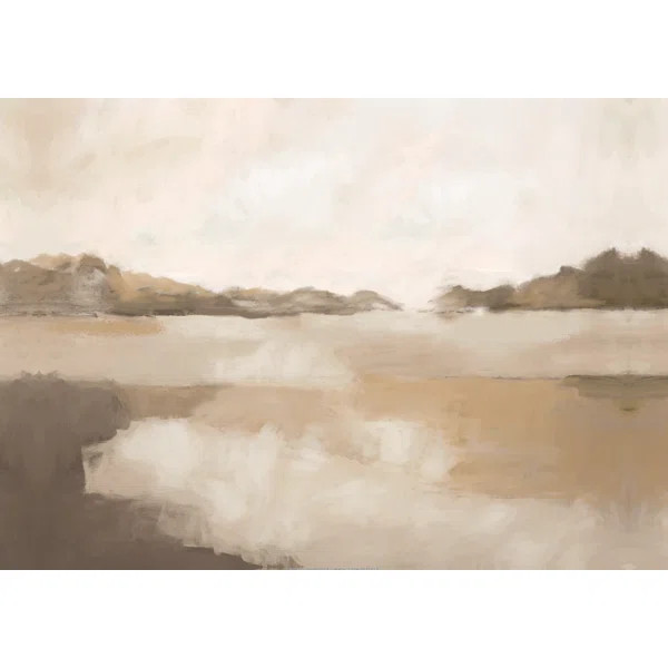 Sepia Landscape - Wrapped Canvas Painting | Wayfair North America