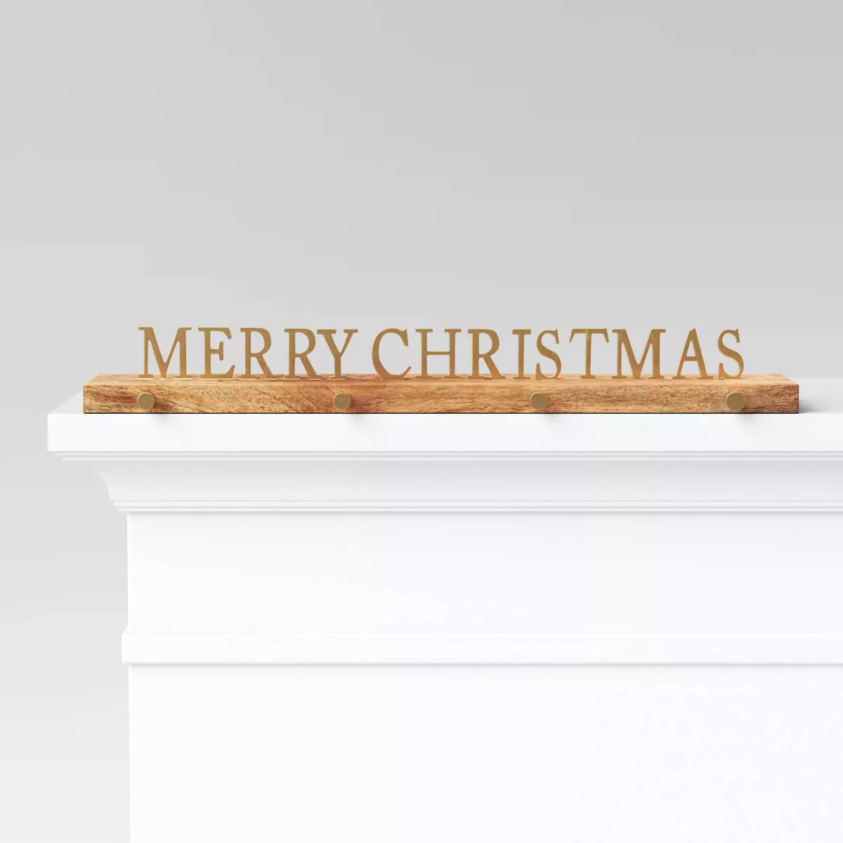 Merry Christmas Stocking Holder Gold - Threshold™ | Target