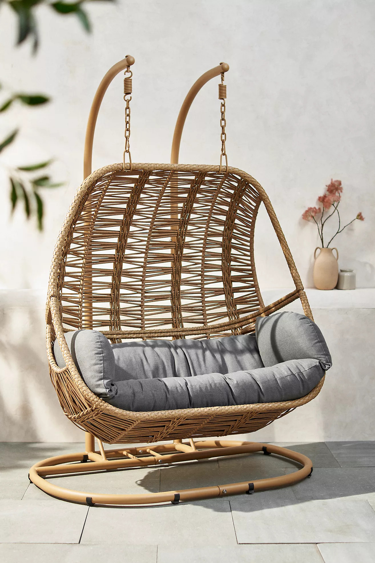 Hanging Basket Two Seat Chair | Anthropologie (US)