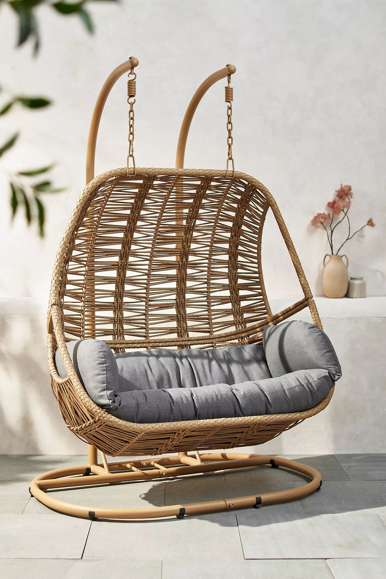 Hanging Basket Two Seat Chair | Anthropologie (US)