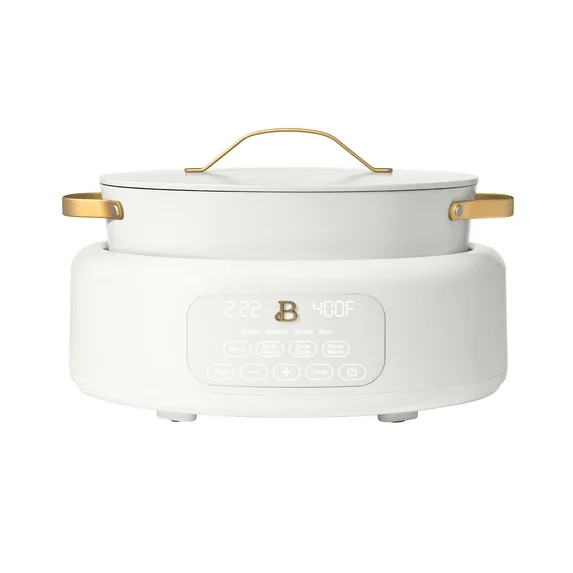 Beautiful 10 in 1, 6 Qt Electric Multi-Cooker, White Icing by Drew Barrymore | Walmart (US)