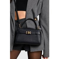 Womens Buckle Strap Detail Mini Bag - Black - One Size | boohoo (US & Canada)