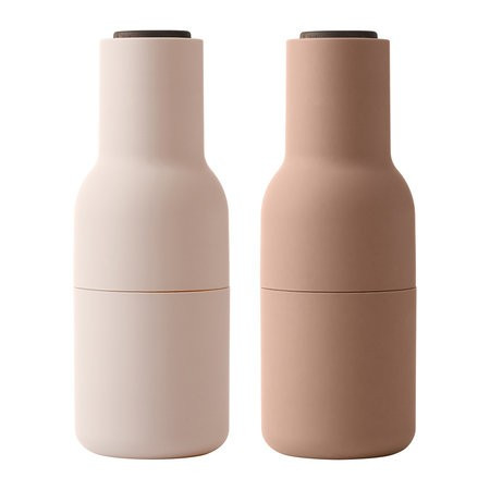 Bottle Salt & Pepper Grinder - Set of 2 - Nudes | Amara (UK)