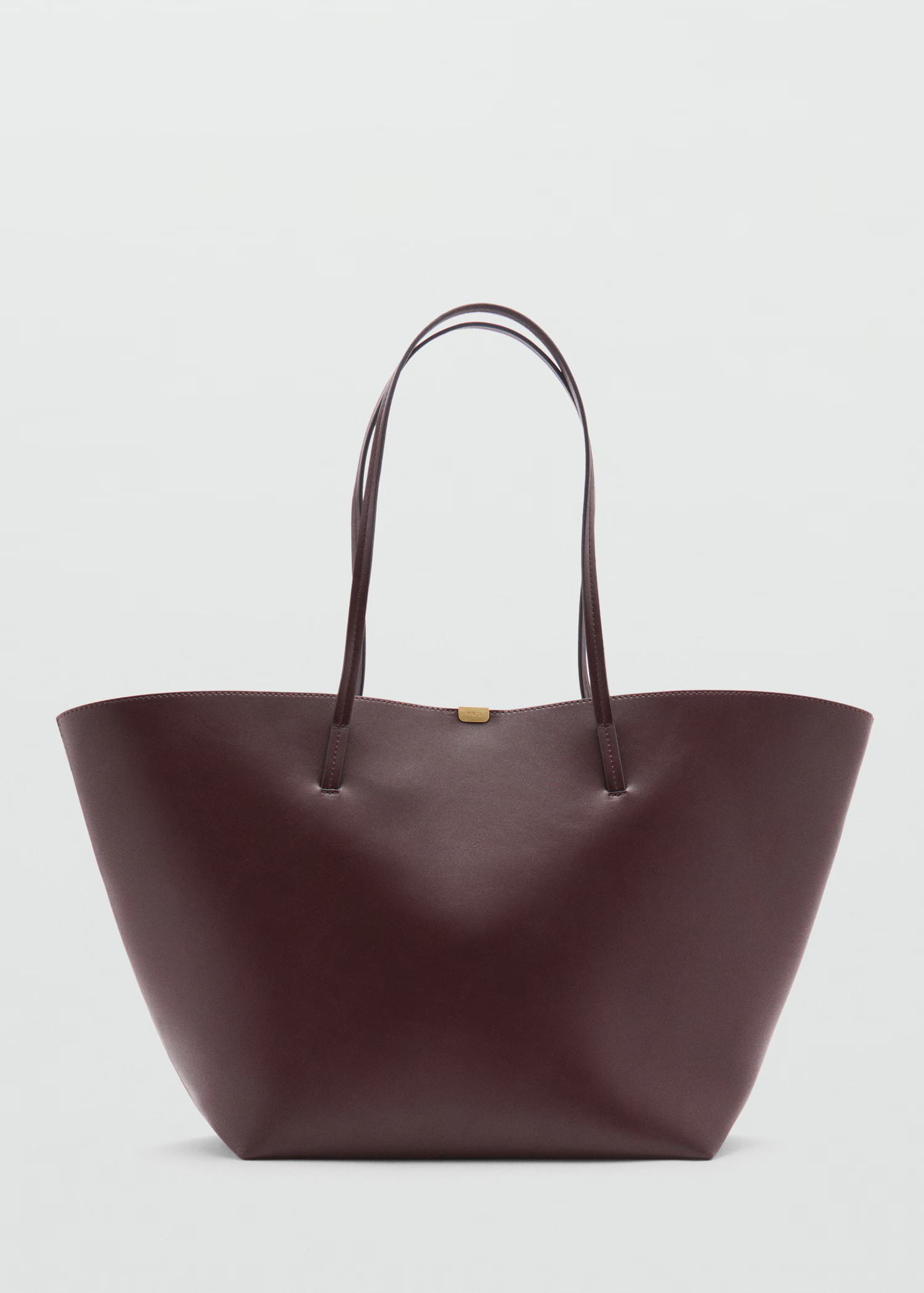 Shopper bag with metallic detail - Women | MANGO United Kingdom | MANGO (UK)