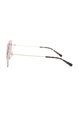 Square Sunglasses in Pink & Gold | Revolve Clothing (Global)