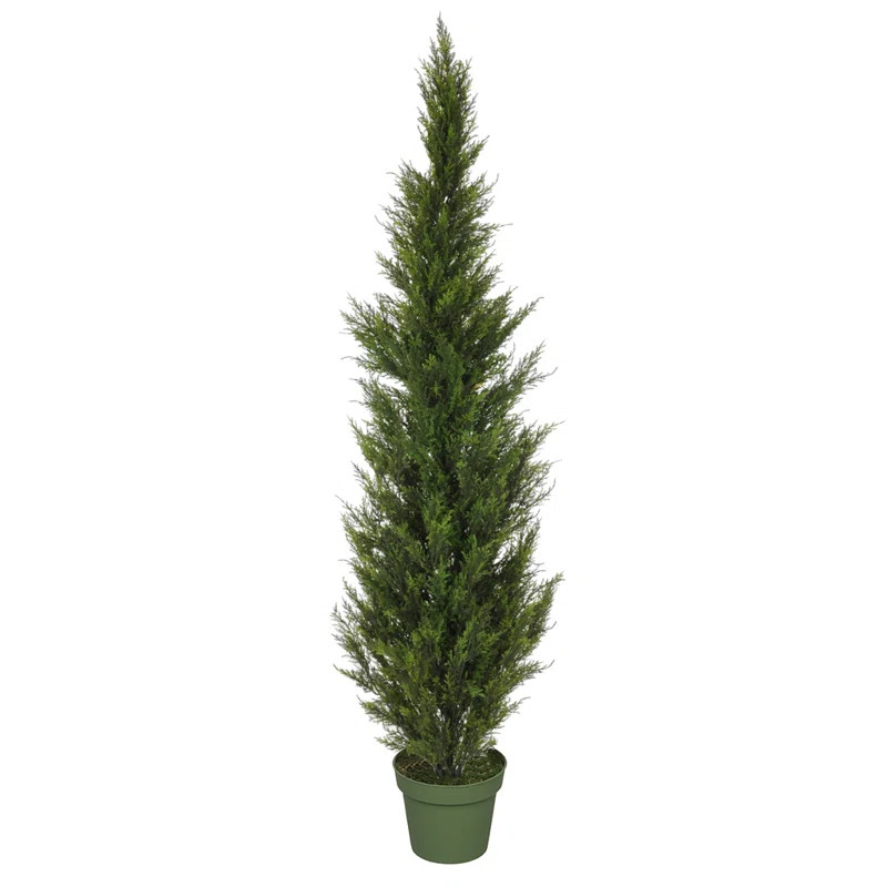 Faux Cedar Tree in Pot | Wayfair North America