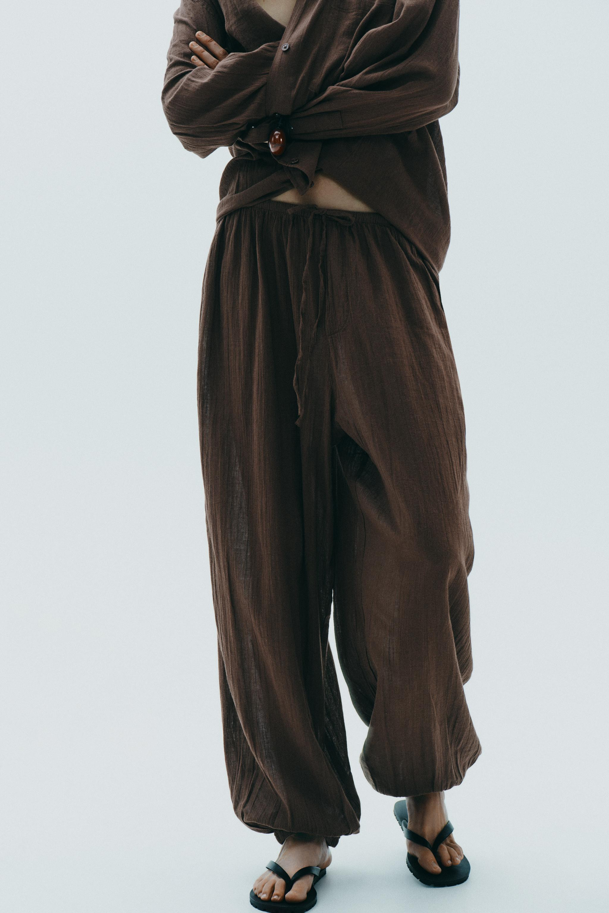 FLOWY BALLOON PANTS | Zara US