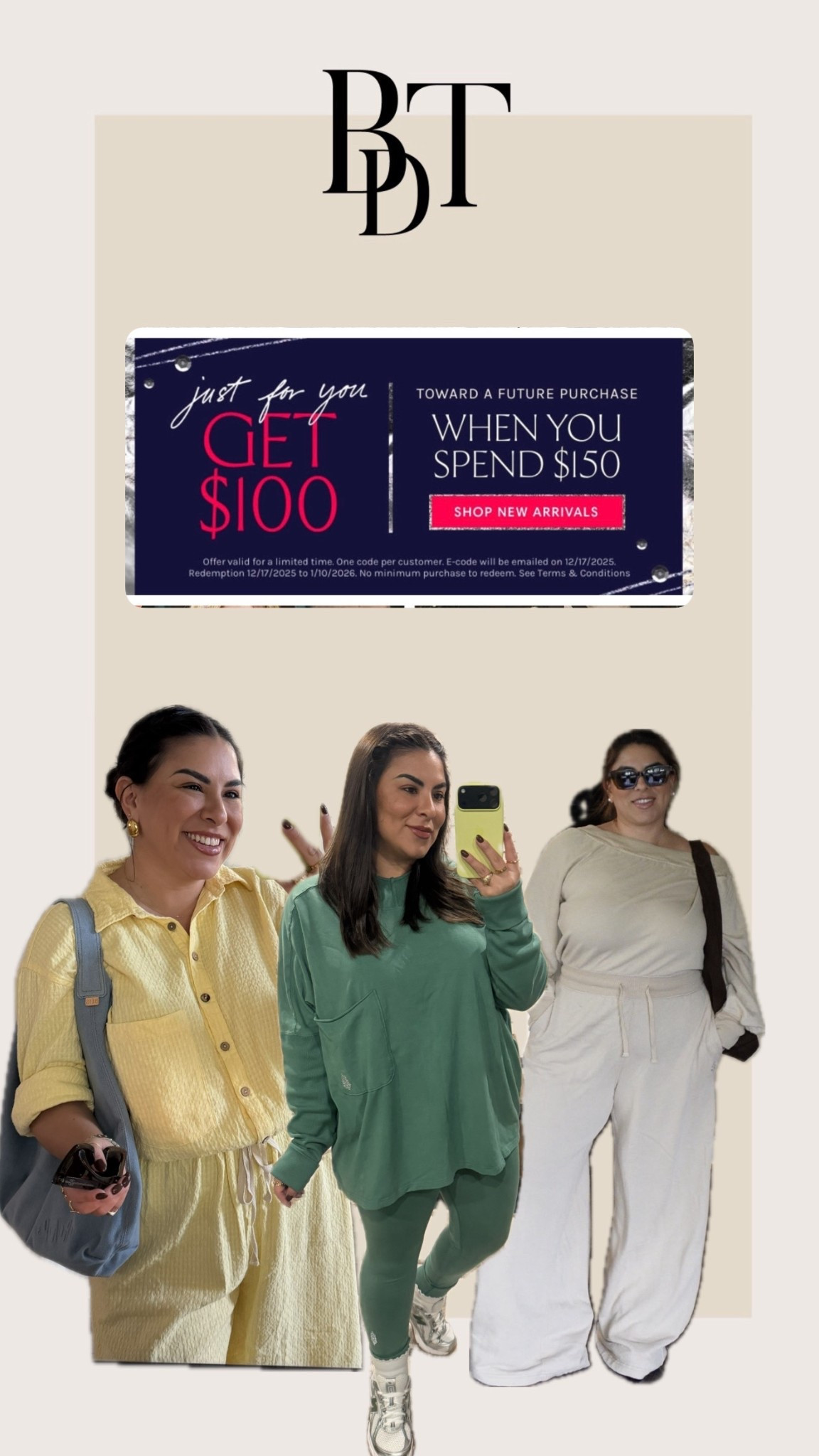 Free People buy $150 and get $100 for later is on! These are some of my favorites. Time to get that cart checked out 💛

#LTKdayinmylife #LTKmomlife #LTKootd