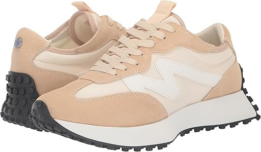 Steve Madden Women's Campo Sneaker, Natural Multi, 8 | Amazon (US)