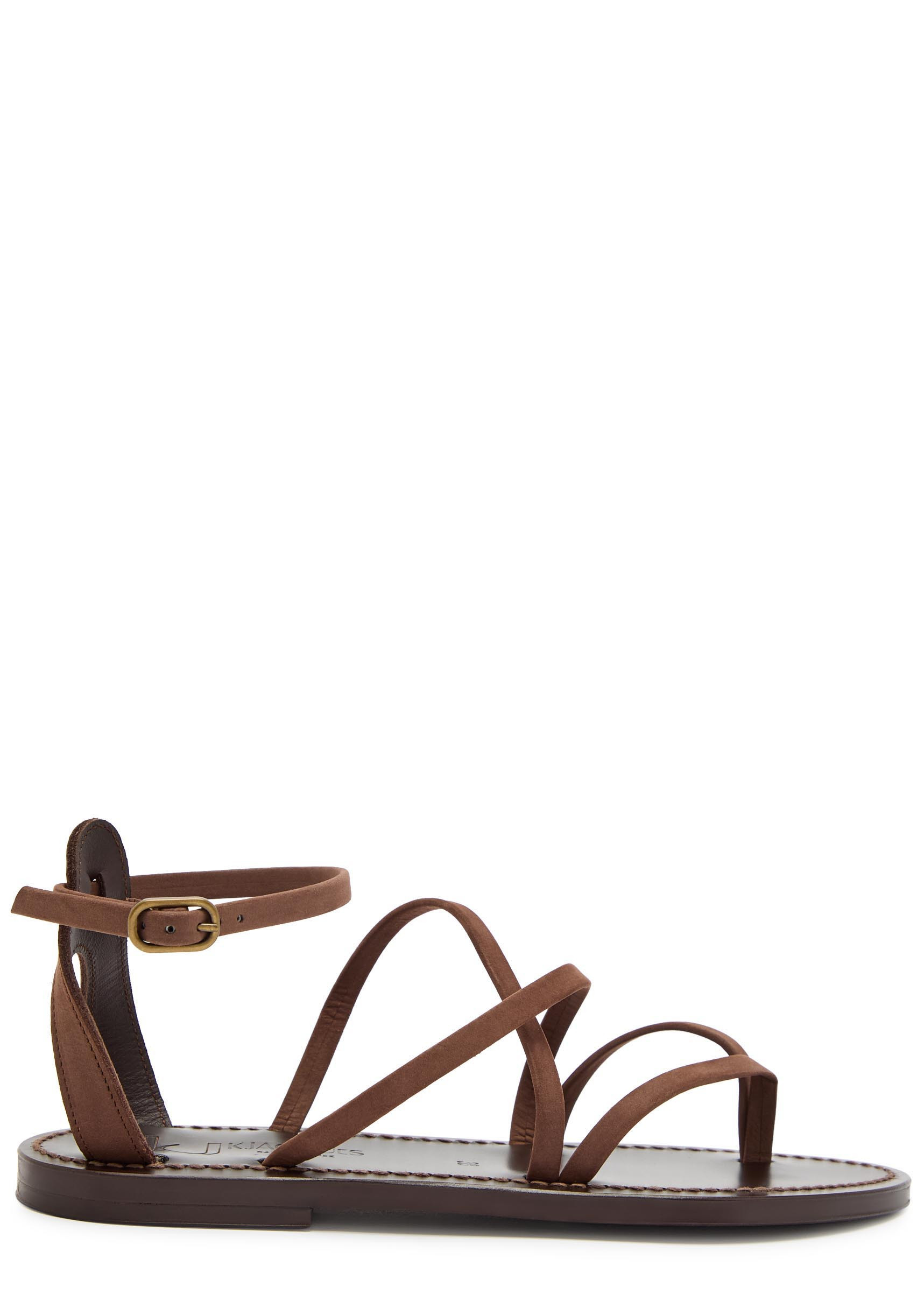 Epicure cross-over leather sandals | Harvey Nichols