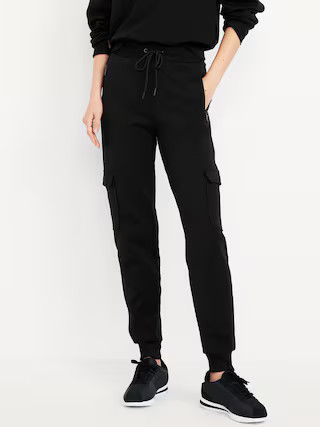 High-Waisted Dynamic Fleece Cargo Joggers | Old Navy (US)