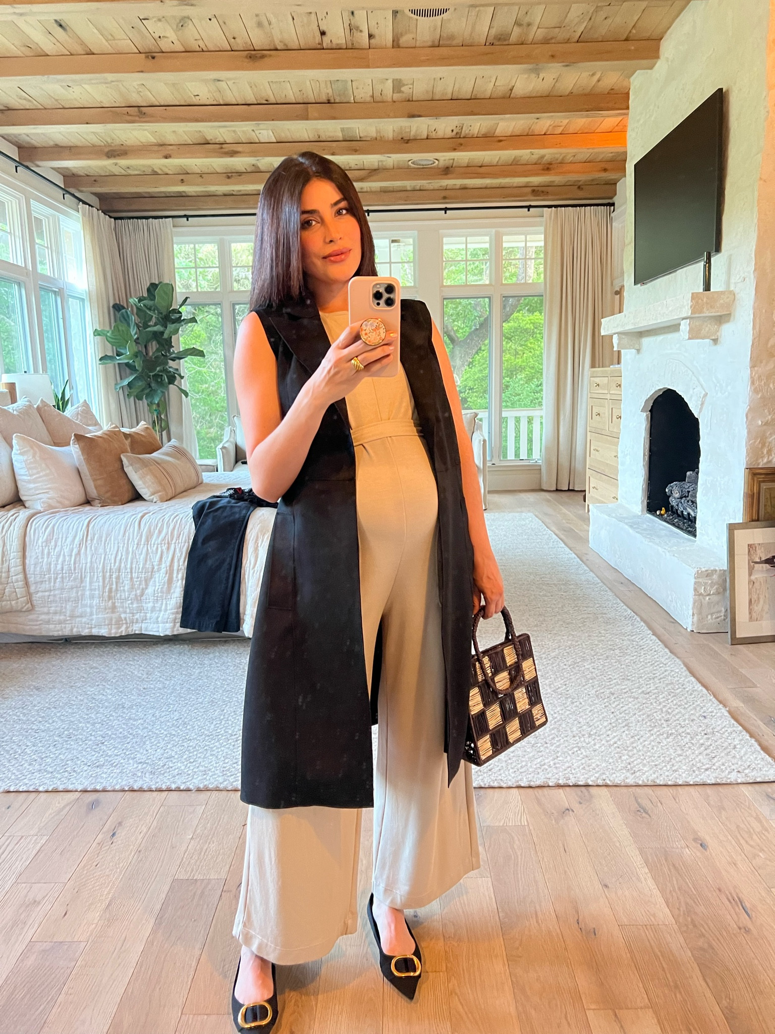 My look from last night 
Oldie vest and one piece from Marshall’s 
Purse is Apaya 
Link similar here 

#LTKbump #LTKstyletip #LTKshoecrush