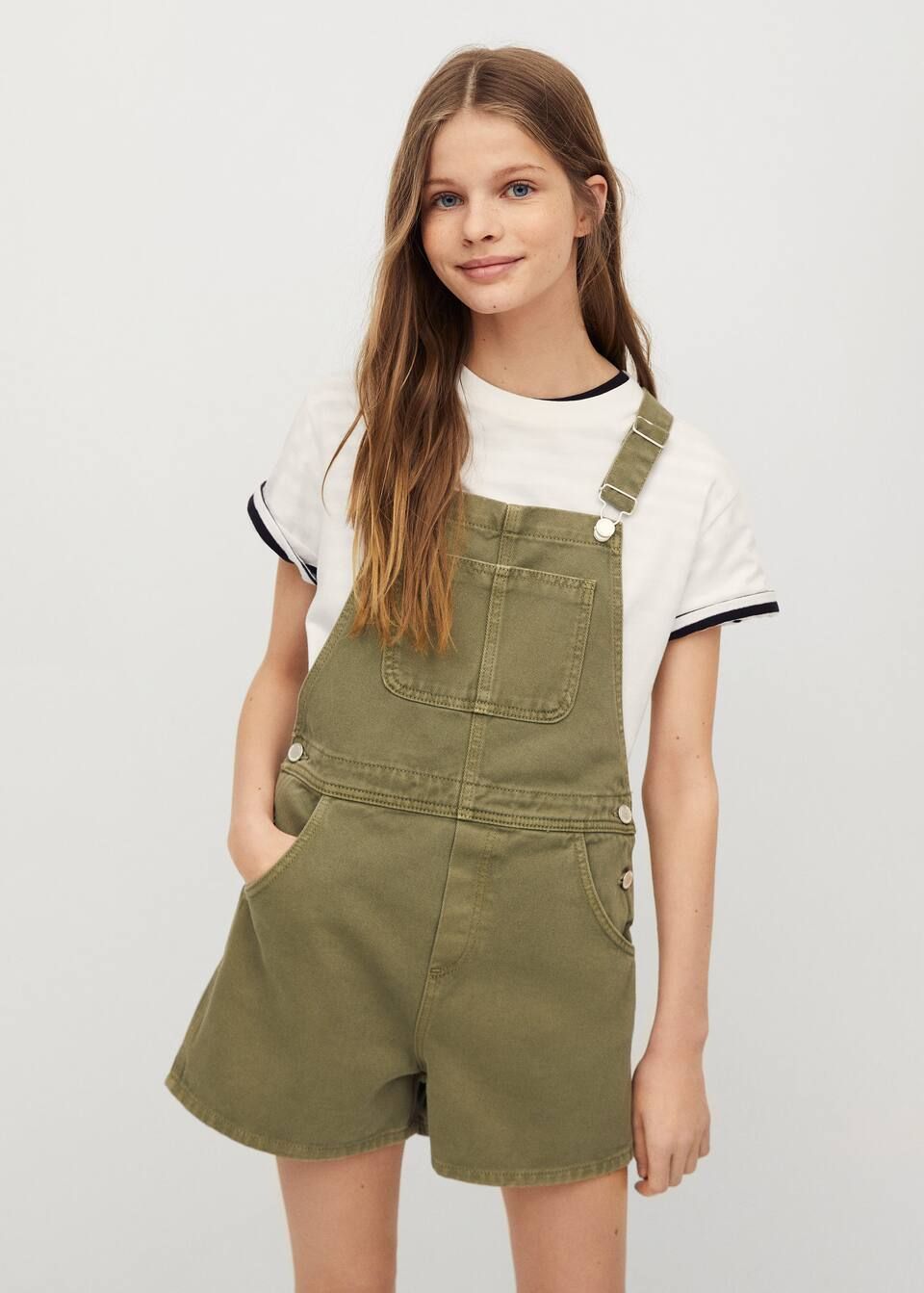 Short denim dungarees | MANGO (US)