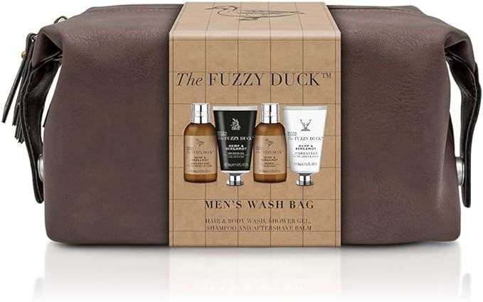 Baylis & Harding The Fuzzy Duck Men's Hemp & Bergamot Luxury Wash Bag Gift Set- Vegan Friendly | Amazon (UK)
