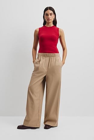 Cotton Twill Pant | Country Road