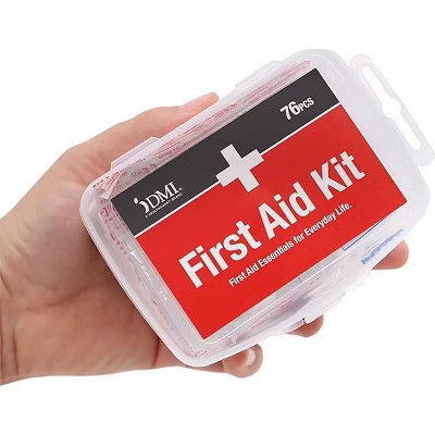 DMI 76-Piece Portable First Aid Kit with Water-Resistant Case, All-Purpose Travel Emergency Kit | Target