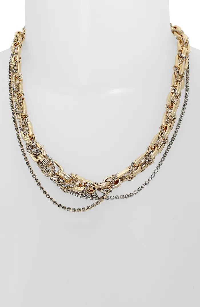 Layered Braided Chain Necklace | Nordstrom