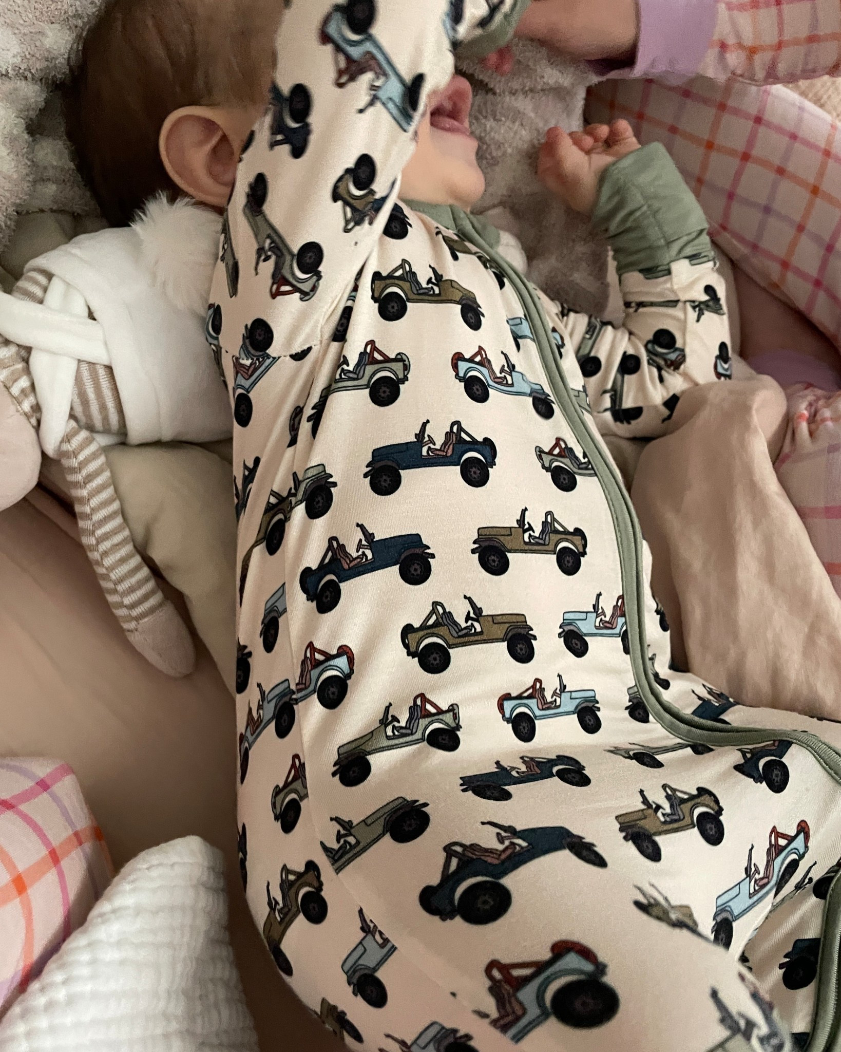 Cutest jeep pjs @ in my jammers 
Bamboo pjs


#LTKBaby