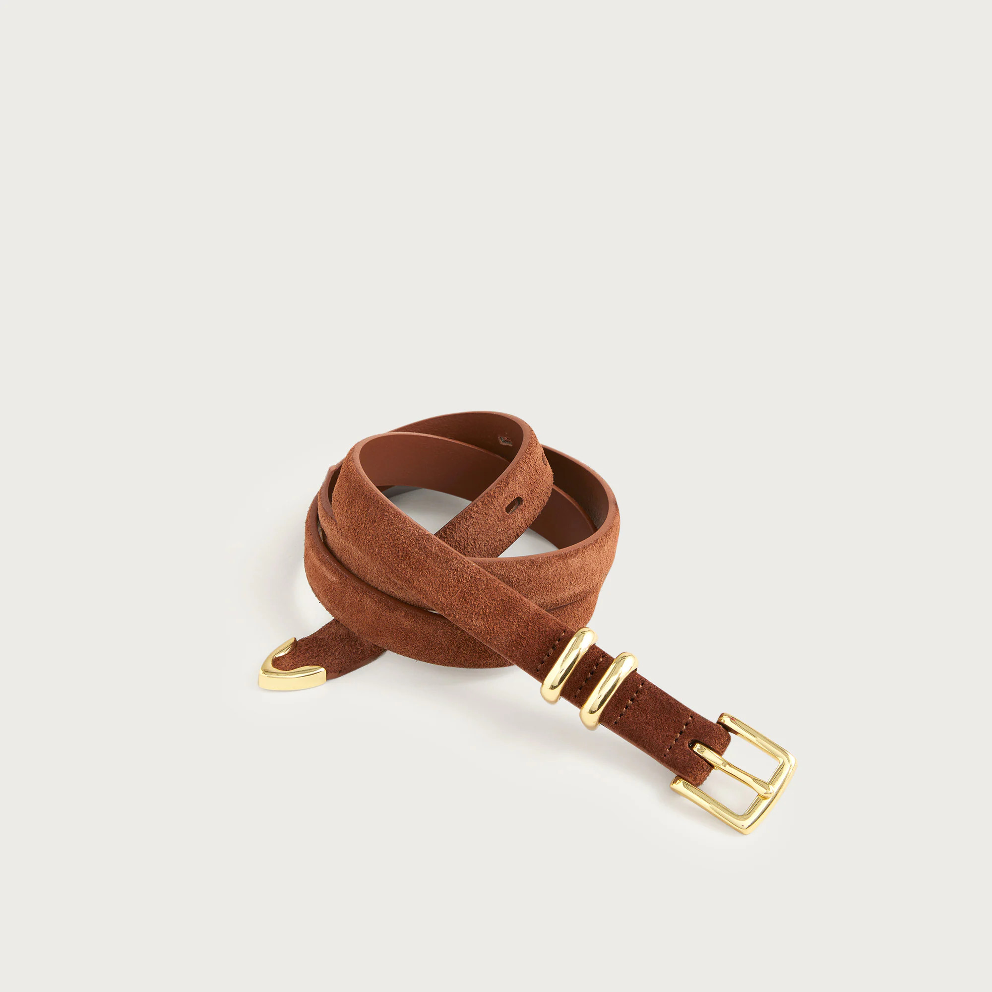Thin suede belt | J. Crew US