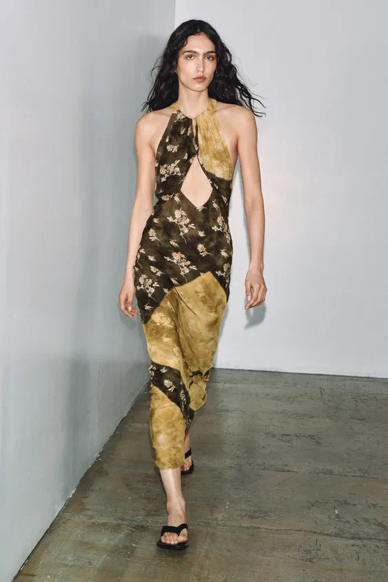 ZW COLLECTION JACQUARD STRIPED PANTS | Zara US