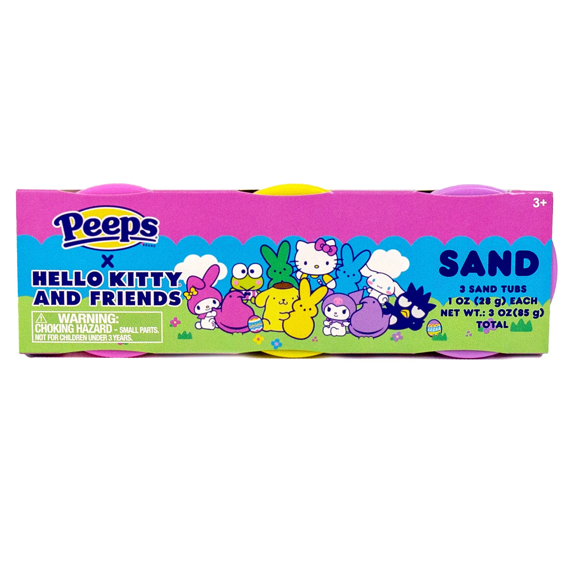 Peeps® x Hello Kitty® And Friends Moldable Sand Art 3-Pack | Walmart (US)