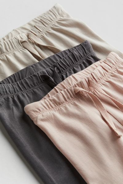 3-pack Cotton Jersey Joggers | H&M (US + CA)