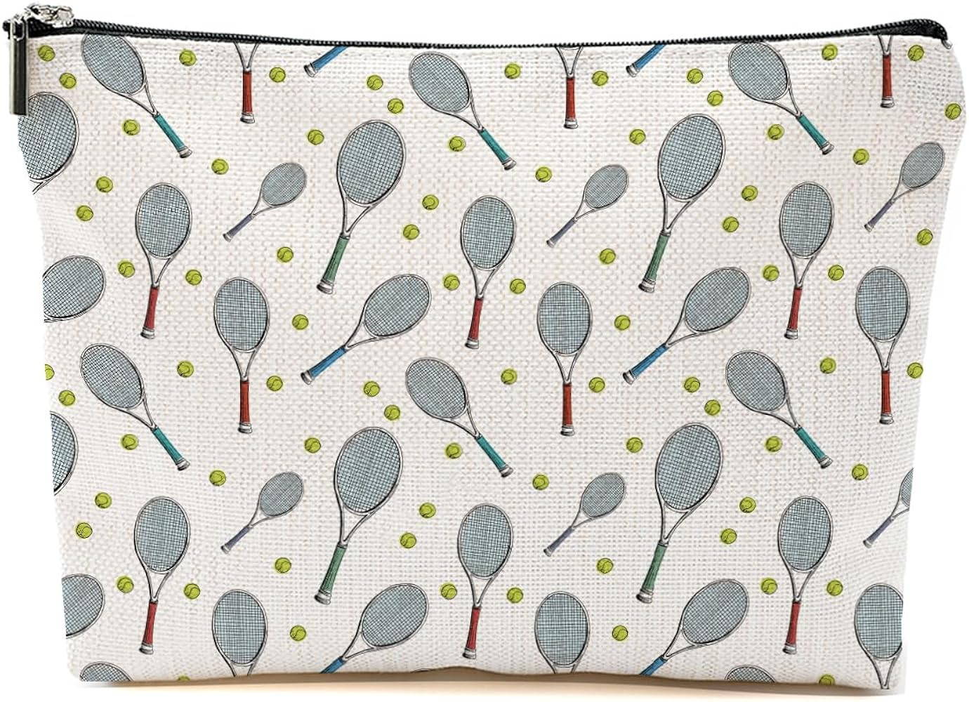 Cute Tennis Makeup Bag Tennis Gifts Tennis Accessories Tennis Lovers Travel Accessories Bag Mothe... | Amazon (US)