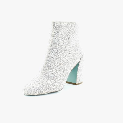 Betsey Johnson Women's Hugo Fashion Boot, Rhinestone, 11 | Amazon (US)