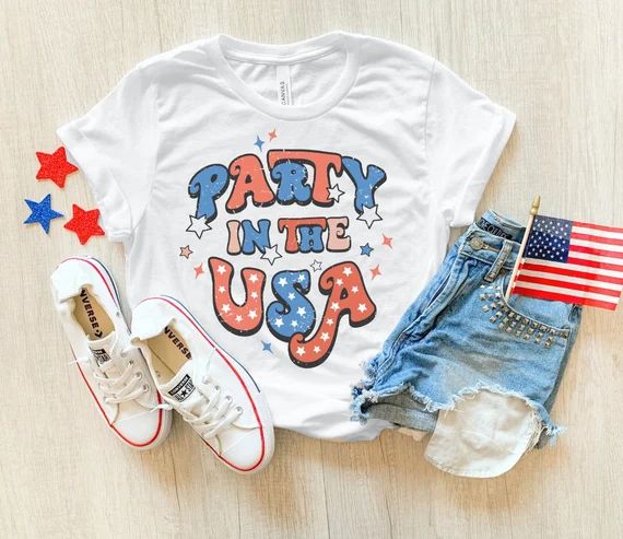 Party in the USA Shirt  4th of July Shirt  Independence Day - Etsy | Etsy (US)