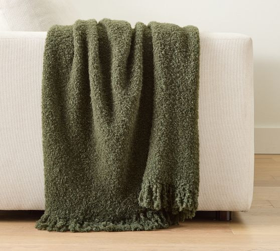 Boucle Knit Throw | Pottery Barn (US)
